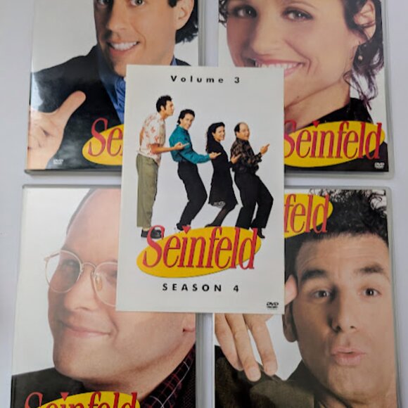 Seinfeld Box Set DVDs Bundle Lot Seasons 1 2 3 4 - Picture 11 of 11